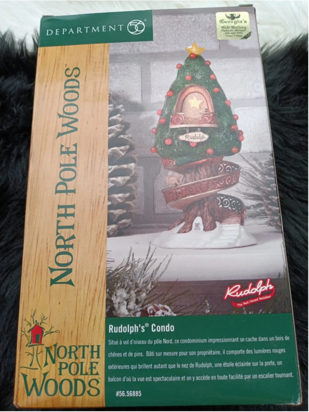 Department 56 Rudolph's Condo North Pole Woods Retired 2000 56885 NEW IN BOX